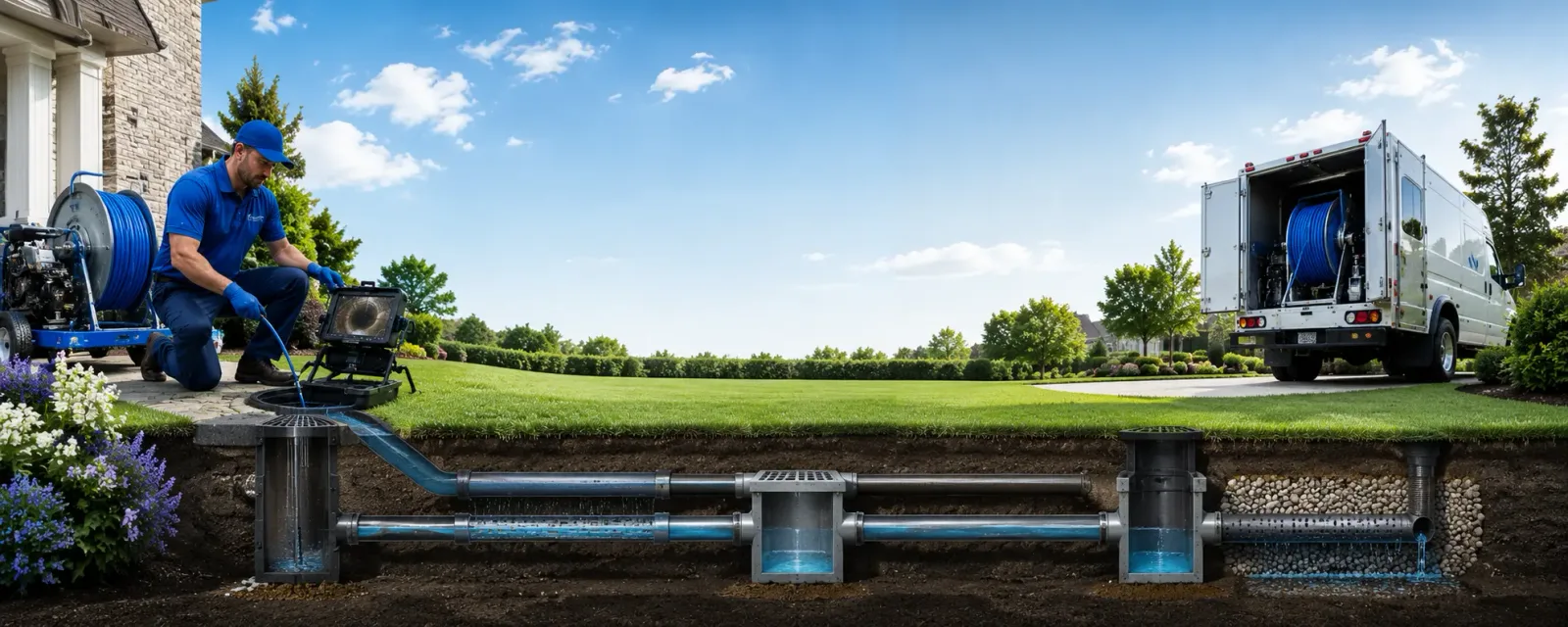 Outdoor drain cleaning information for Zoar, OH
